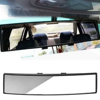 1 adet 300mm Panoramik Eğri Dışbükey İç Klip Panoramik Dikiz Aynası Araba Geçirmez Ayna Görünüm İç