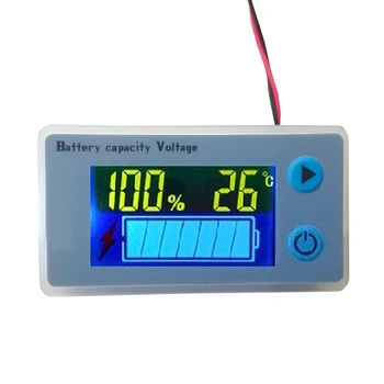 10-100V Evrensel Pil Kapasitesi Voltmetre Test Cihazı LCD Araba Kurşun-asit Göstergesi Dijital Voltmetre voltmetre Monitör