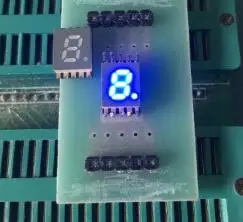 10 ADET yeni ve orijinal SMD 1 Bit 0.2 inç dijital tüp LED ekran mavi ışık 7 Segment ortak Cahtode / anot
