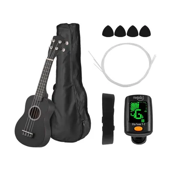 21 inç Ukulele Ukulele Combo Maun Soprano Gecko Ukenin 4 dize Hawaii Mini Guitarra Yaylı Enstrüman Kitleri