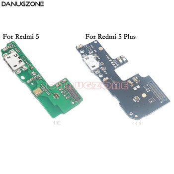 30 Adet / grup Xiaomi Redmi 5 Artı USB şarj yuvası Portu Soket Jack fiş konnektörü Şarj Kurulu Flex Kablo