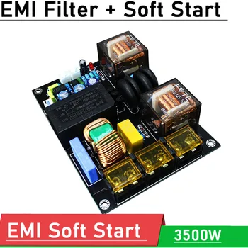 3500W yüksek güç amplifikatörü yumuşak başlangıç EMI Güç filtre panosu İçin Hoparlör Amplifikatörleri