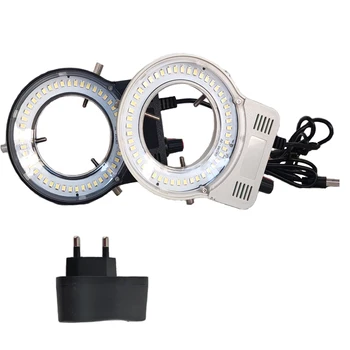 48 LED USB Çıkışı Ayarlanabilir halka ışık Aydınlatıcı Lamba Sanayi Stereo Mikroskop Endüstriyel Kamera Büyüteç