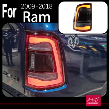 AKD Araba Mofel Kuyruk Lambası Dodge Ram için Arka Lambaları 2009-2018 Ram1500 2500 led arka lambası DRL Sinyal Fren Ters oto Aksesuarları