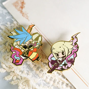 Anime PROMARE LİO GALO Cosplay Metal Rozet Hatıra Düğmesi Broş Pins Madalya Itabag Giysi Aksesuarları Hayranları Oyuncaklar