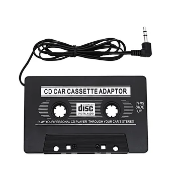 Aux Adaptörü Araba Teyp Ses Kaset Mp3 Çalar Dönüştürücü 3.5 mm Jack Tak iPod iPhone MP3 AUX Kablosu CD Çalar