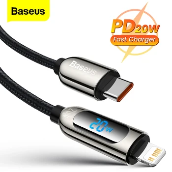 Baseus PD 20W USB C Tipi Kablo iPhone 13 12 Pro Max Xs X Hızlı Şarj USB C Veri Kablosu Tel Kordon iPhone iPad Mini Hava İçin