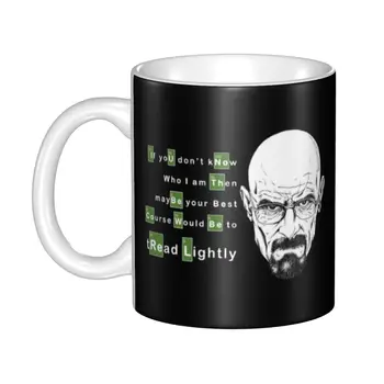 DIY Ben Kimim Sırt Hafif Walter Beyaz Seramik Kupalar Özelleştirilmiş Breaking Bad Heisenberg Kahve Fincanı Yaratıcı Hediye