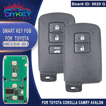 DIYKEY 281451 - 0020G FCCID: HYQ14FBA, P / N: 89904-06140 2B akıllı anahtar 8A için 2001 2002 2003 - 2006 Toyota Corolla Camry Avalon