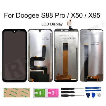 Doogee S88 Pro Artı LCD Doogee X95 X50 lcd ekran dokunmatik ekranlı sayısallaştırıcı grup Onarım Parçaları Yeni Panel Lens Sensörü