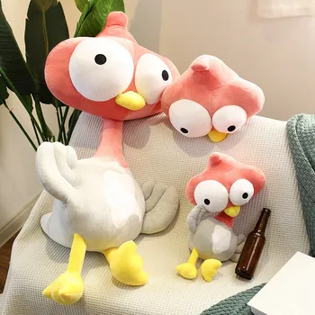 Güzel POP Patlama Göz Civciv Peluş Bebek Dolması Çocuk Oyuncakları Tavuk Horoz Horoz Düğün doğum günü hediyesi Yaratıcı Noel Kız Arkadaşı