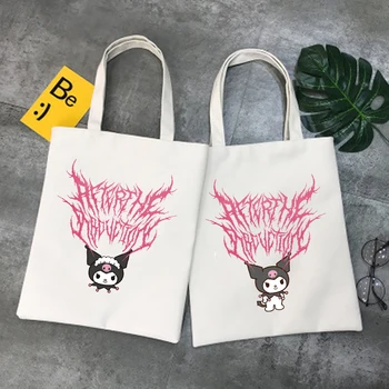 Harajuku Y2K Melodi Özelleştirilebilir Çanta Tote Lüks Kadın Marka Çanta Tasarımcısı kadın Alışveriş Çantaları Bakkaliye için Alışveriş çantaları