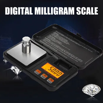 Hassas Dijital Miligram Takı tartı lcd ekran 200g * 0.01 g Mini tartı Taşınabilir Takı Tartı Araçları