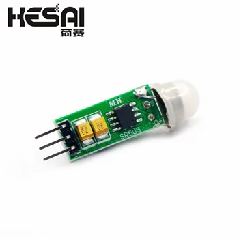 HC-SR505 Mini Kızılötesi PIR Hareket Sensörü Hassas Kızılötesi Dedektör Modülü Arduino İçin Vücut Sensörü anahtar modülü Algılama Modu