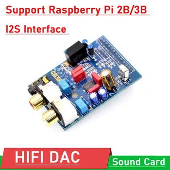 HIFI DAC Ses Ses Kartı Modülü PCM5102 I2S Arayüzü PIR Ahududu Pi 2/3 B + Volumio Müzik Çalar