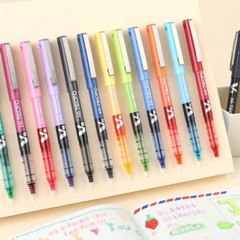 Japonya PİLOT BX-V5 0.5 mm V7 0.7 mm Düz Kalem Büyük Kapasiteli renkli mürekkep Jel Kalem Sevimli Kırtasiye Okul Malzemeleri
