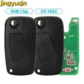 Jingyuqin 2/3 Düğmeler Uzaktan Araba Anahtarı Fob 433MHZ ID48 Iveco Daily İçin 2006 2007 2008 2009 2010 2011 GT10 Bıçak