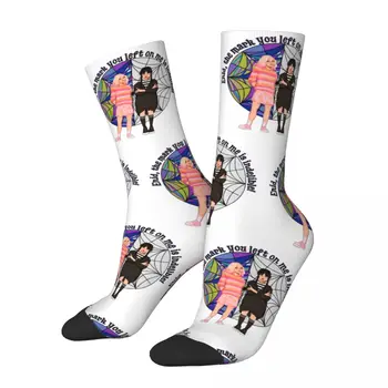 Kadın Çarşamba Addams Enid Örümcek Ağı Bölünmüş Pencere Çorap Süper Yumuşak Moda Çorap Yenilik Aksesuarları Çorap Küçük Küçük Hediyeler