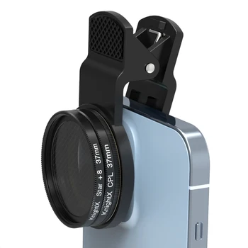 KnightX tüm Profesyonel seviye cep telefonu 37mm 40.5 mm 49mm 52mm 55mm 58mm Kamera Makro Lens CPL Yıldız Değişken ND Filtre
