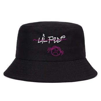 Lil Peep şapka Aşk Lil.Peep Yaz Şapka Kadın Erkek Panama kova kapağı Tasarım Düz Vizör Sudaderas Cry Bebek Balıkçı Şapka