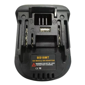 Lityum Pil Makita/Bosch/Siyah-Decker 18-20V Araçlar Pil İçin Adaptörü USB Şarj cihazı Porter Kablo BPS18M DM18M BS18MT 