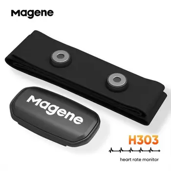 Magene H303 Kalp Hızı Sensörü Bluetooth karınca Yükseltme H64 İK Monitör göğüs kemeri Çift Modlu Bilgisayar Bisiklet Spor bant kemer Yeni