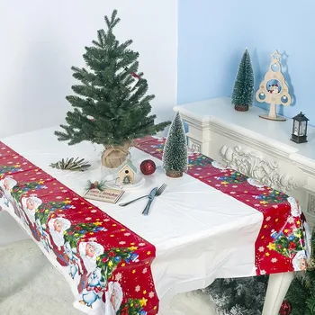 Masa örtüsü Noel masa su geçirmez ve Yağ Geçirmez masa örtüsü 180*110 cm Yemek Dekoratif Masa Örtüsü tapete obrus bırak gemi Yeni
