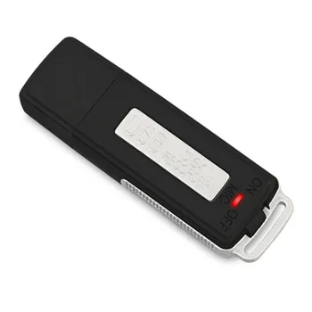 Mini 2-in-1 16GB / 32GB USB Ses Kaydedici Kalem Kulaklık 8GB Flash Sürücü Dijital Ses Usb Taşınabilir Kayıt Kulaklık