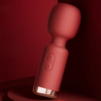 Mini AV Vibratör Sihirli Değnek Kadınlar için Güçlü Klitoris Stimülatörü USB Şarj Edilebilir Taşınabilir Masaj Kadın Yetişkin Ürünleri Seks Oyuncak