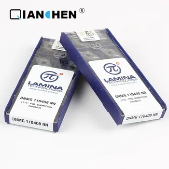 Orijinal orijinal yüksek kalite yüksek performanslı LAMINA DNMG 110408 NN LT10 (10 adet / grup) tungsten Karbür Kesme aletleri ekler