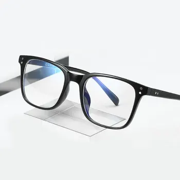 Retro Yeni Varış Plastik Çerçeve Gözlük Kadınlar ve Erkekler Tarzı Tam Jant Miyop Gözlük Anti - Mavi Işın