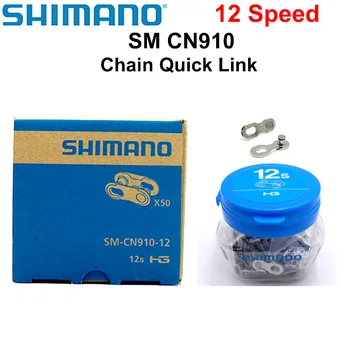SHİMANO SM CN910 12 Hız Bisiklet Zinciri Hızlı Bağlantı Konnektörü 12 S Zincirleri SM-CN910 ile Uyumlu HG - X Hızlı Bağlantı Konnektörü