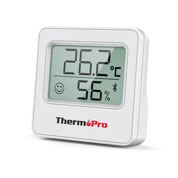 ThermoPro TP357 Dijital Bluetooth bağlı Telefon App Kablosuz 80m Hava İstasyonu Termometre Higrometre Ev Kapalı