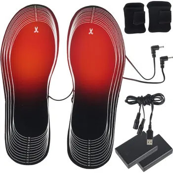 USB Isıtma Astarı Kış Elektrikli Ayak isıtma pedi Ayak İsıtıcı Çorap Mat Açık Spor Isıtma Tabanlık Termal Tabanlık Unisex