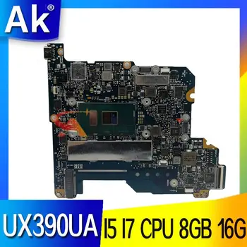 UX390UA Anakart ASUS Zenbook 3 İçin UX390U UX390UAK Dizüstü Anakart İ5-7200U İ7-7500U RAM 8GB 16G RAM Test TAMAM