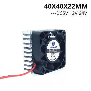Yeni DC 5V 12V 24V 0.1 A 4010 4CM 40mm 40x40x10mm BGA Fan grafik kartı fanı ısı emici ile CoolerCooling Fan 2pin