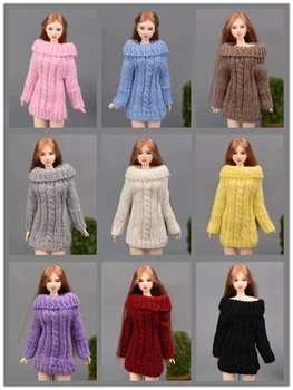 Yeni kışlık kıyafet Pamuk Yün Kazak Kıyafet Giysileri Bebek Aksesuarları Giyim Oyuncak Barbie Xinyi Blythe Bebek Bebek Oyuncak