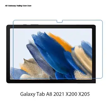 Çizilmeye dayanıklı Temperli Cam HD Ekran Koruyucu İçin Galaxy Tab A8 WiFi LTE 10.5 inç 2021 SM X200 X205 Ücretsiz Kabarcıklar