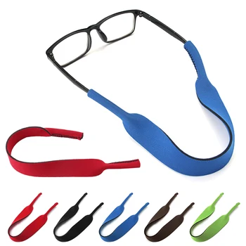 1 ADET Sıcak Gözlük Sapanlar Elastik Silikon Güneş Gözlüğü Zinciri Spor Kaymaz Dize Gözlük Halatlar Bant Kordon Tutucu Şeker Renk