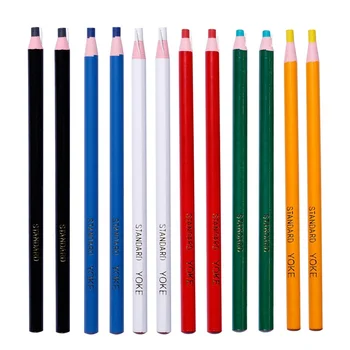 12 ADET işaretleyici kalem Dikiş Araçları Dikiş Tebeşir Kesim Terzi Konfeksiyon Kalem Terzi Kumaş Kalemler DIY Dikiş Aksesuarları