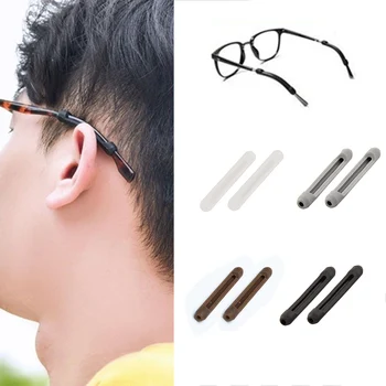5 Pairs Gözlük Askısı Tutucu Tutucu Gözlük Kaymaz Kulak Kancası Şeffaf Silikon Kulak Kancası Yumuşak Gözlük Aksesuarları