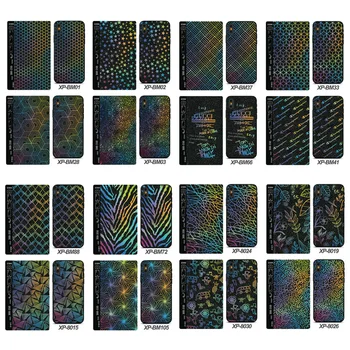 50 Adet Renkli Deri Anti-parmak izi Arka Film Samsung Galaxy Apple iPhone X-13 Pro Max OPPO HuaWei Arka Ekran Koruyucu