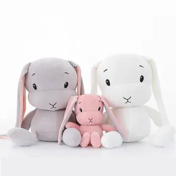 50CM 30CM Sevimli tavşan peluş oyuncaklar Tavşan Dolması & Peluş Hayvan bebek oyuncakları bebek bebek eşlik uyku oyuncak hediyeler çocuklar İçin WJ491