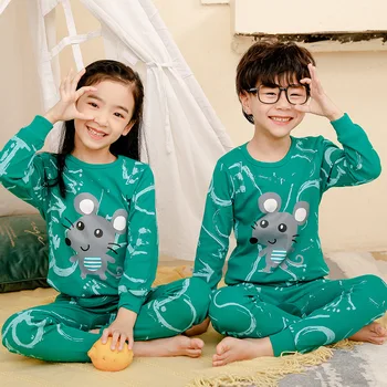 Bebek çocuk pijamaları Seti Sonbahar Çocuk Giyim Takım Elbise Noel Pijama Erkek Karikatür Pijama Kız Kıyafeti Pijama Infantil