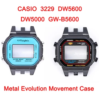 DW-5600 Tüm Metal Evrim Hareketi Kabuk Casio 3229 DW5600 DW5000 GW-B5600 Yükseltme Modifiye GMW-B5000 Seti Askısı Durumda