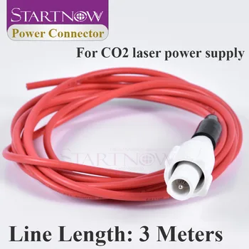 Lazer Güç Kaynağı Konektörü Adaptörü Yüksek gerilim Priz elektrik teli PSU Kablosu 3M CO2 Kesme Oyma makinesi