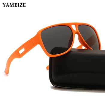 YAMEIZE Moda Polarize Erkek Güneş Gözlüğü 2020 Marka Tasarım Klasik Kare güneş gözlüğü Sürücü Shades Vintage Gözlük UV400