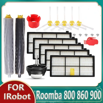 Yan Fırça HEPA Filtre Rulo irobot Roomba 800 860 870 880 890 900 960 980 robotlu süpürge Parçaları Aksesuarları
